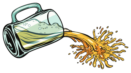 CSS Beer spill